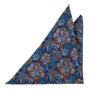BLOSSOMING BLUE taskuliina