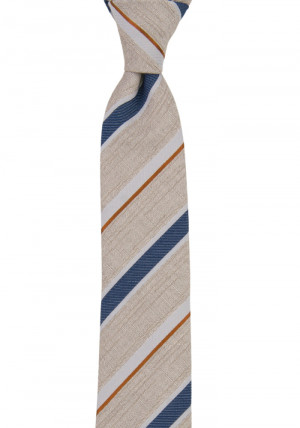 GENTLESTRIPES BEIGE MELANGE skinny tie