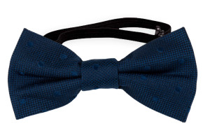 BRUDGUM Navy blue vauvan solmuke