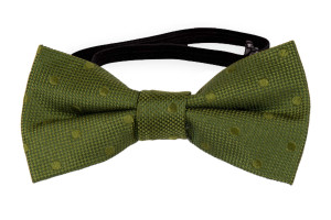 BRUDGUM Olive green vauvan solmuke