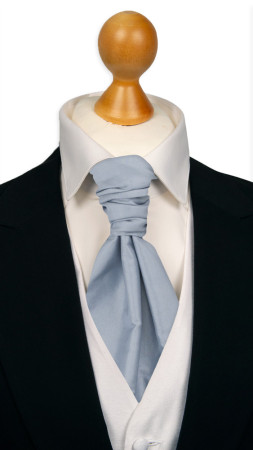 SOLID Baby blue sidottu plastron