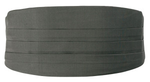SOLID Dark grey smokkivyö