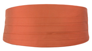 SOLID Dark peach smokkivyö