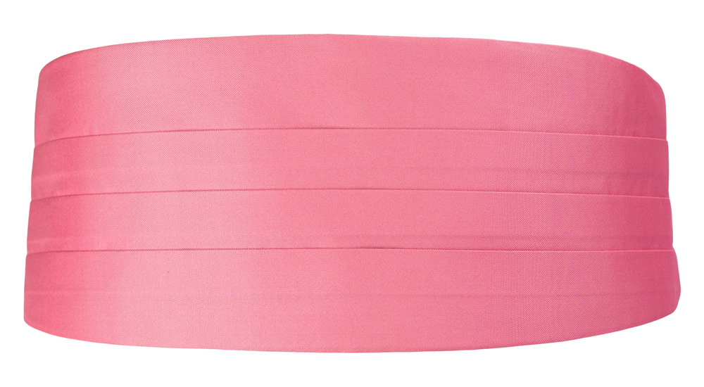 SOLID Dark pink smokkivyö