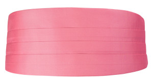 SOLID Dark pink smokkivyö