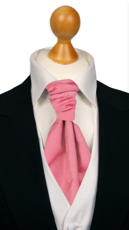 SOLID Dark pink sidottu plastron