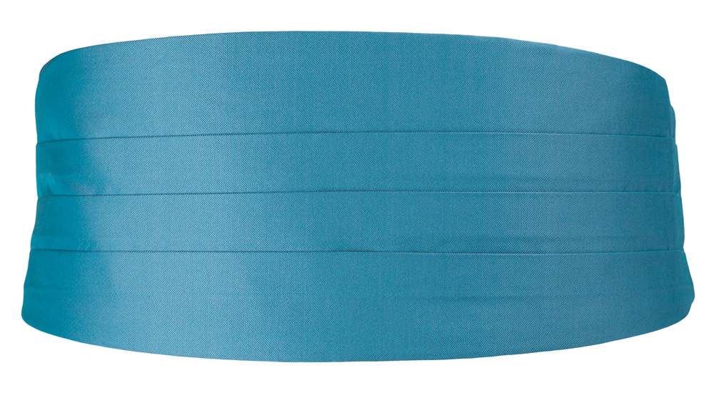 SOLID Dark turquoise smokkivyö