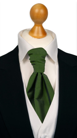 SOLID Green sidottu plastron