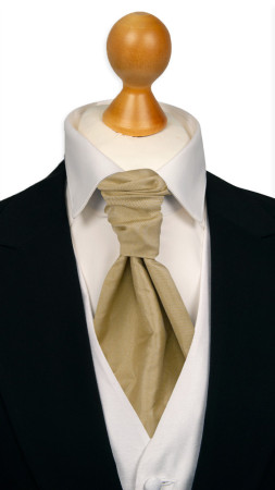 SOLID Khaki sidottu plastron