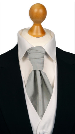 SOLID Light grey sidottu plastron