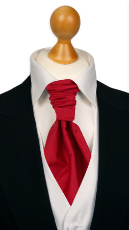 SOLID Light red sidottu plastron