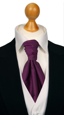SOLID Magenta sidottu plastron
