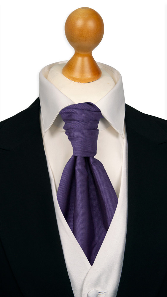 SOLID Purple sidottu plastron