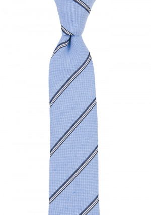 LINENLINES LIGHT BLUE skinny tie