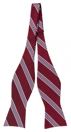 ONTHEBELL RED self-tie bow tie