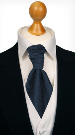 ORNATE Dark blue sidottu plastron