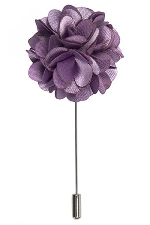 Petals Purple lapel pin