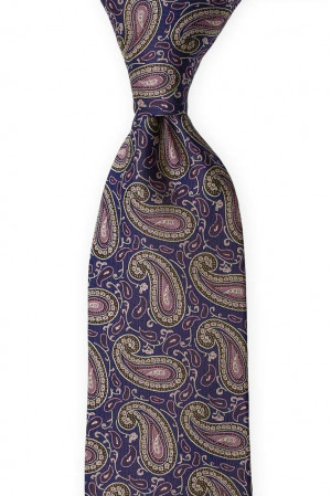 PHULKARI Dark purple klassinen solmio