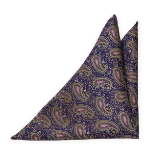 PHULKARI Dark purple taskuliina