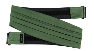 SATIN DARK SAGE smokkivyö