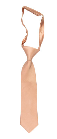 Satin Peach Pink Lasten solmio pieni solmittu