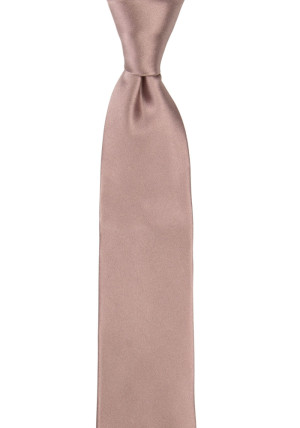Satin Rose Taupe lasten solmio medium