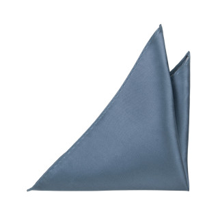SATIN SLATE BLUE taskuliina