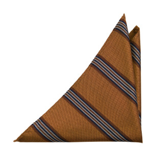 SERIOUSSTRIPES BURNT ORANGE taskuliina