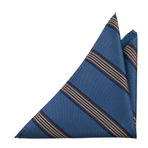 SERIOUSSTRIPES SLATE BLUE taskuliina
