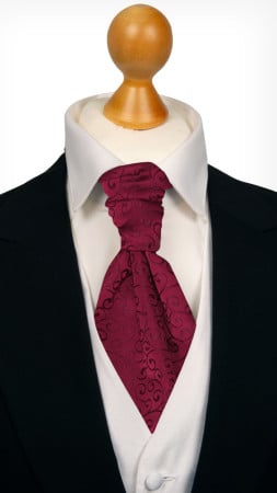 SNAZZY Dark red sidottu plastron