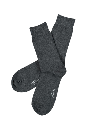 SOLID COTTON ANTHRACITE MELANGE sukat