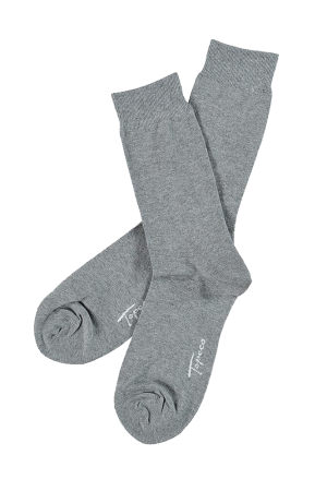 SOLID COTTON GREY MELANGE sukat
