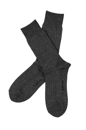 SOLID RIB ANTHRACITE MELANGE sukat