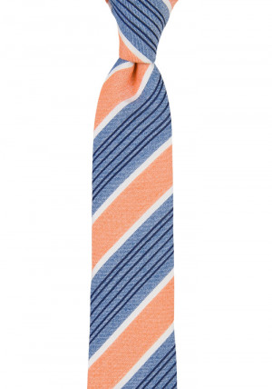 SPONTANEOUSSTRIPES ORANGE skinny tie