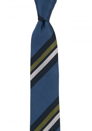 STRIPEDOUT SLATE BLUE skinny tie