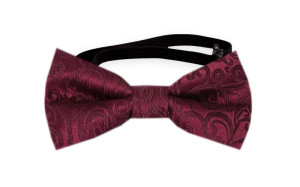 SWANKY Dark red vauvan solmuke
