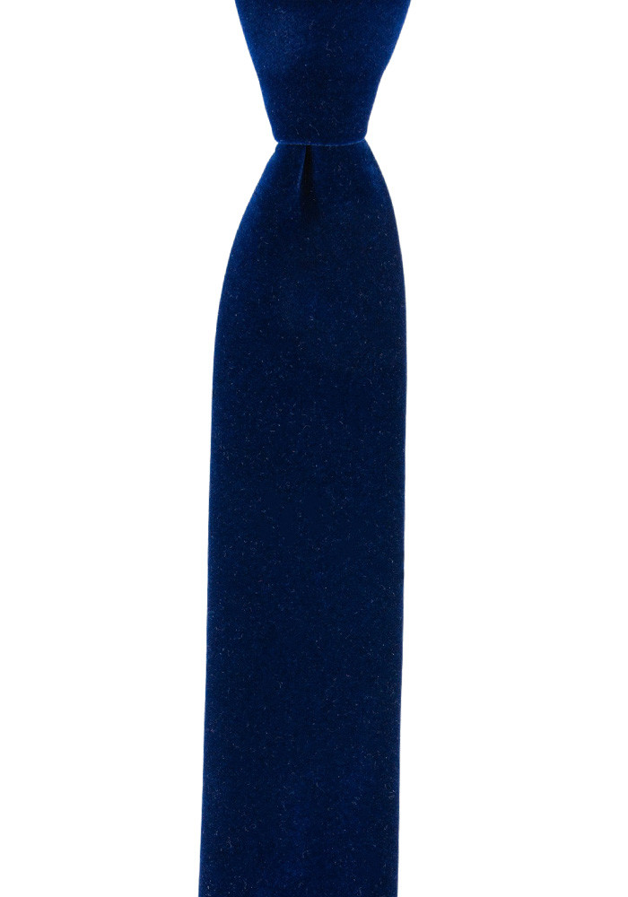Velvet Dark Blue kapea solmio