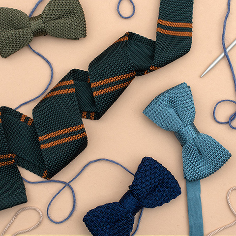 Knock out Knitting - Kokoelma neulottuja solmioita ja rusetteja